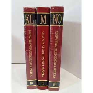 New Standard Encyclopedia 3 Volume 10,11,12 Hardcover 1997 Red